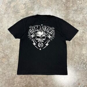 Hellanbach Incorporated Grunge Y2K Graphic Tee Size XL
